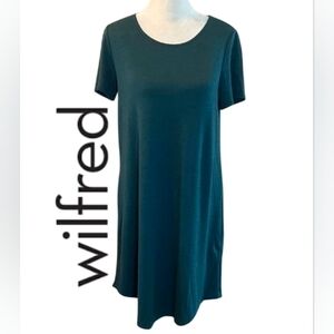Wilfred Free Esther T-Shirt Dress Blue EUC Size XS